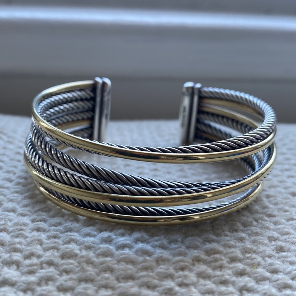AUTHENTIC DAVID YURMAN CUFF BRACELET - Picture 2 of 5